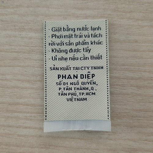 Nhãn dệt WL190007